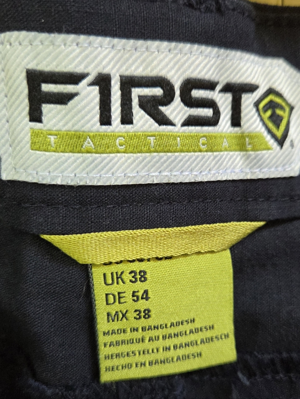 First Tactical V2 Mens Tactical Pant Micro Ripstop Size 38 Navy Blue - Picture 8 of 12